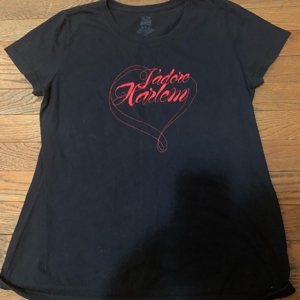 Black Harlem Tee Shirt large